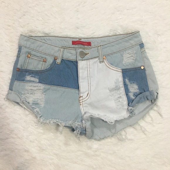 Signature8 Pants - Women’s Signature 8 denim distressed shorts